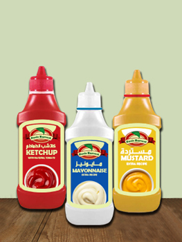 Ketchup - Mayonnaise - Mustard